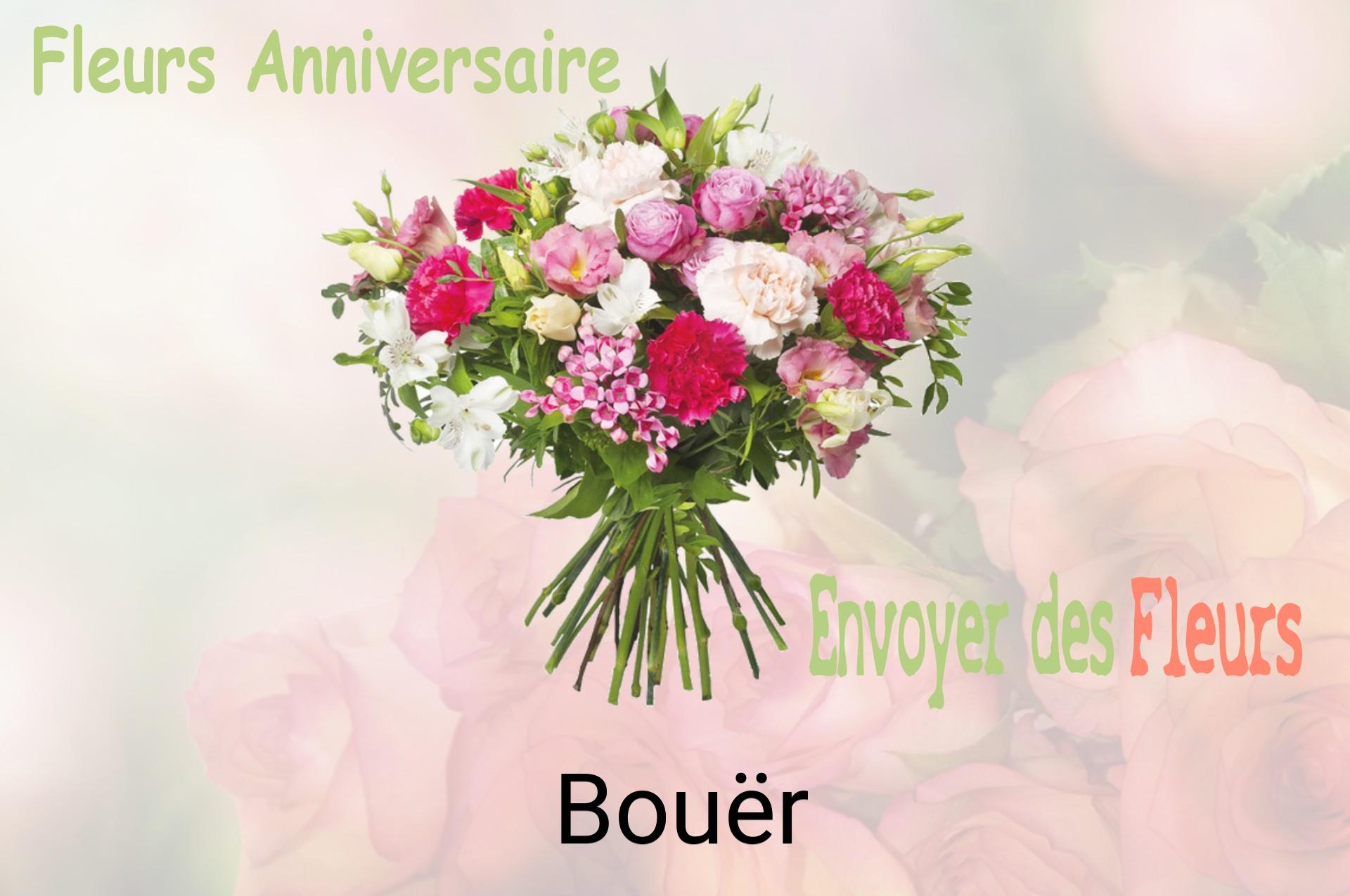 Bouquet de fleurs d’anniversaire livré à Bouër